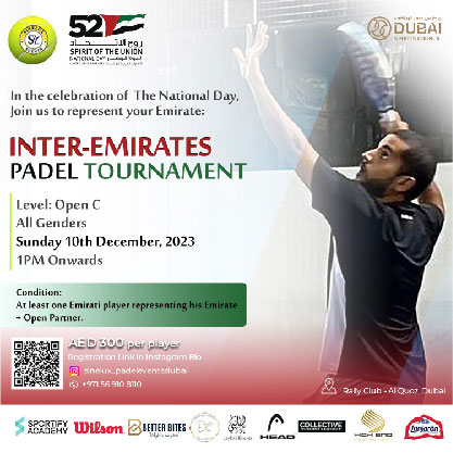 Inter-Emirates Padel Tournament